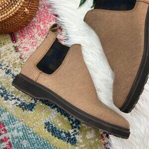 Rothy's Chelsea Boot Merino Wool Brown Tan Men's Size 9